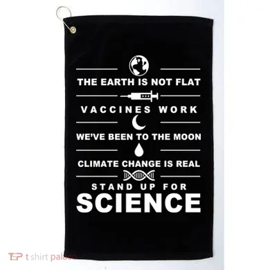 Stand Up For Science Golf Towel