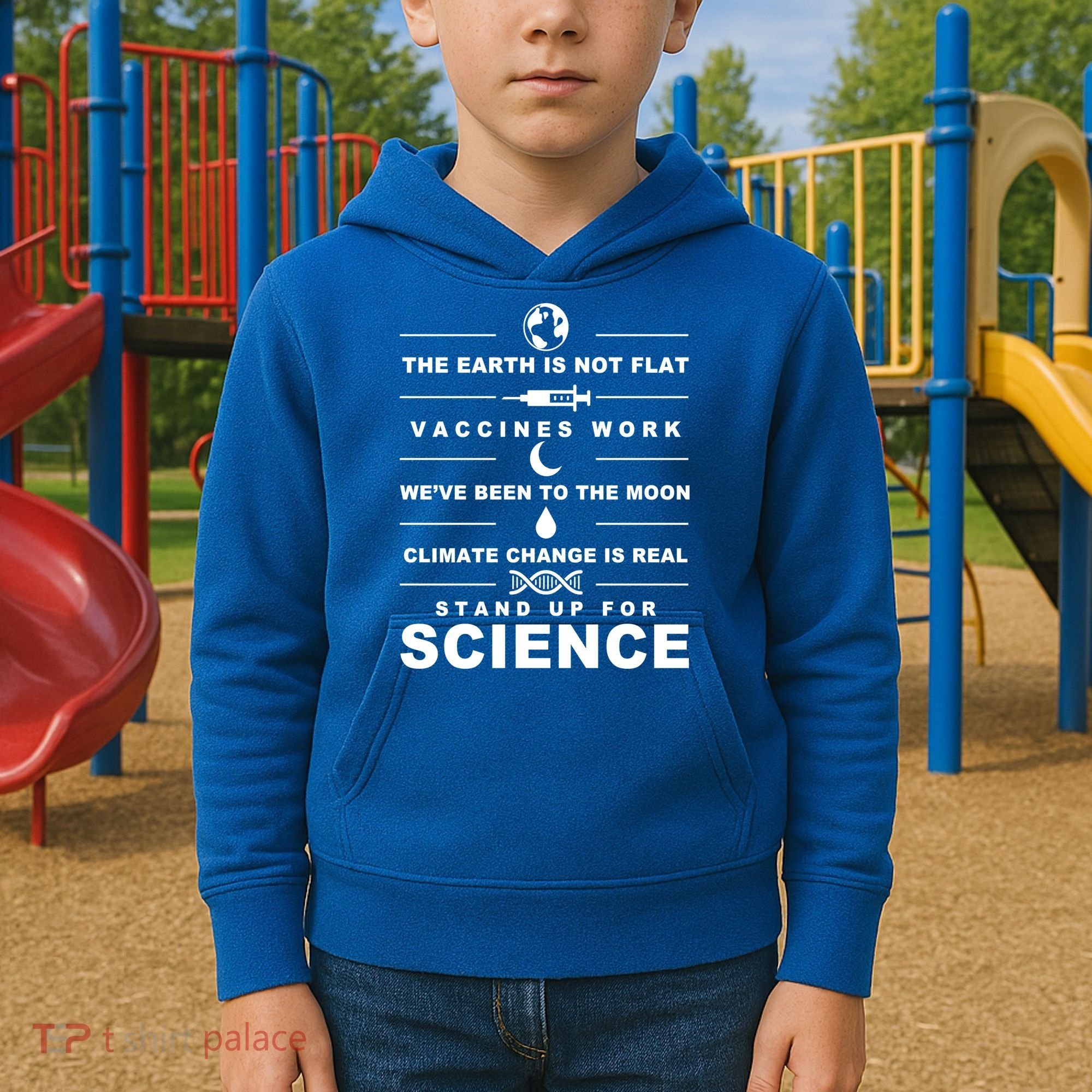 Stand Up For Science Kids Hoodie