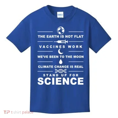 Stand Up For Science Kids T-Shirt