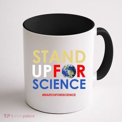 Stand Up For Science March For Science Earth Day Coffee Mug back