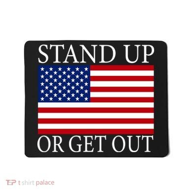 Stand Up Or Get Out Mousepad