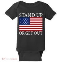 Stand Up Or Get Out Baby Bodysuit thumb 0