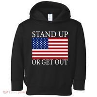 Stand Up Or Get Out Toddler Hoodie thumb 0