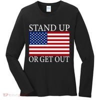 Stand Up Or Get Out Women's Long Sleeve Shirt thumb 0