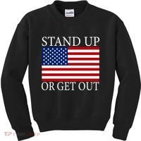 Stand Up Or Get Out Kids Sweatshirt thumb 0