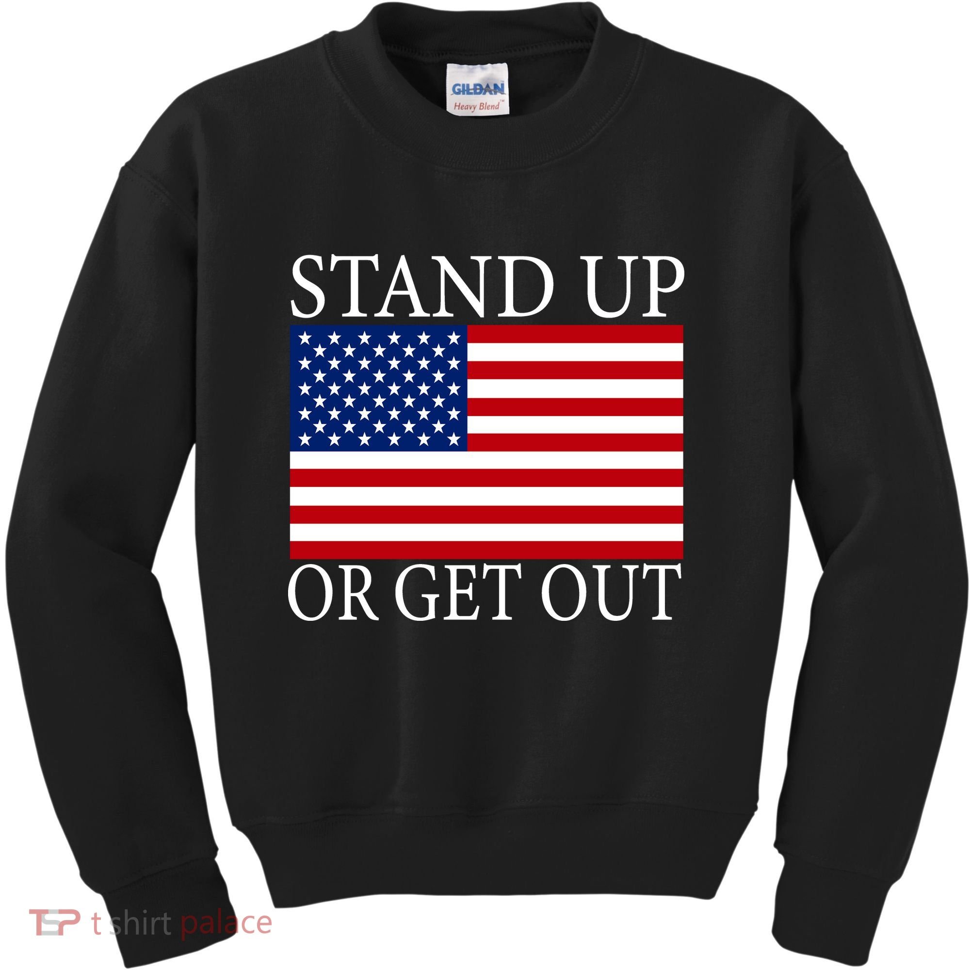 Stand Up Or Get Out Kids Sweatshirt