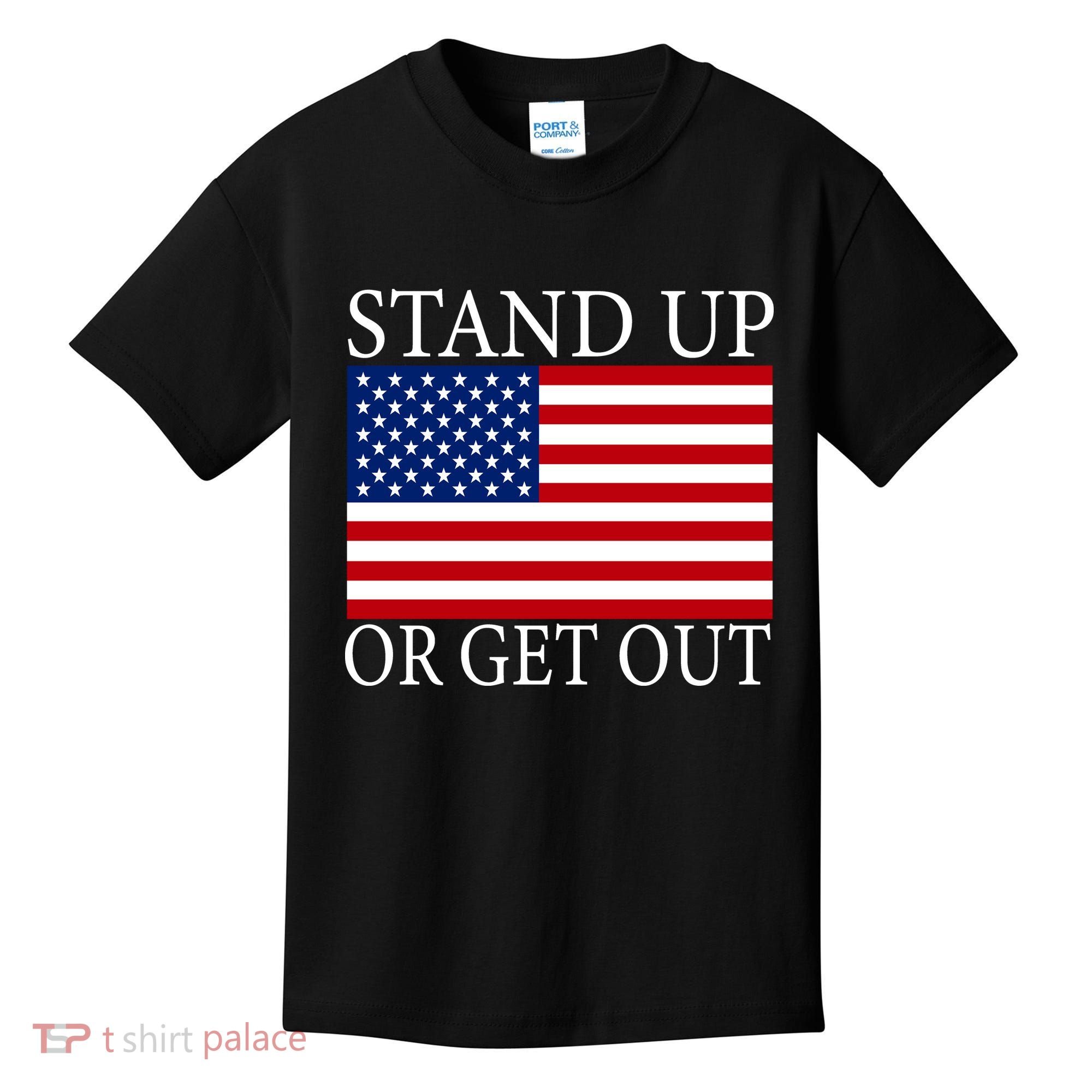 Stand Up Or Get Out Kids T-Shirt