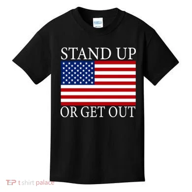 Stand Up Or Get Out Kids T-Shirt