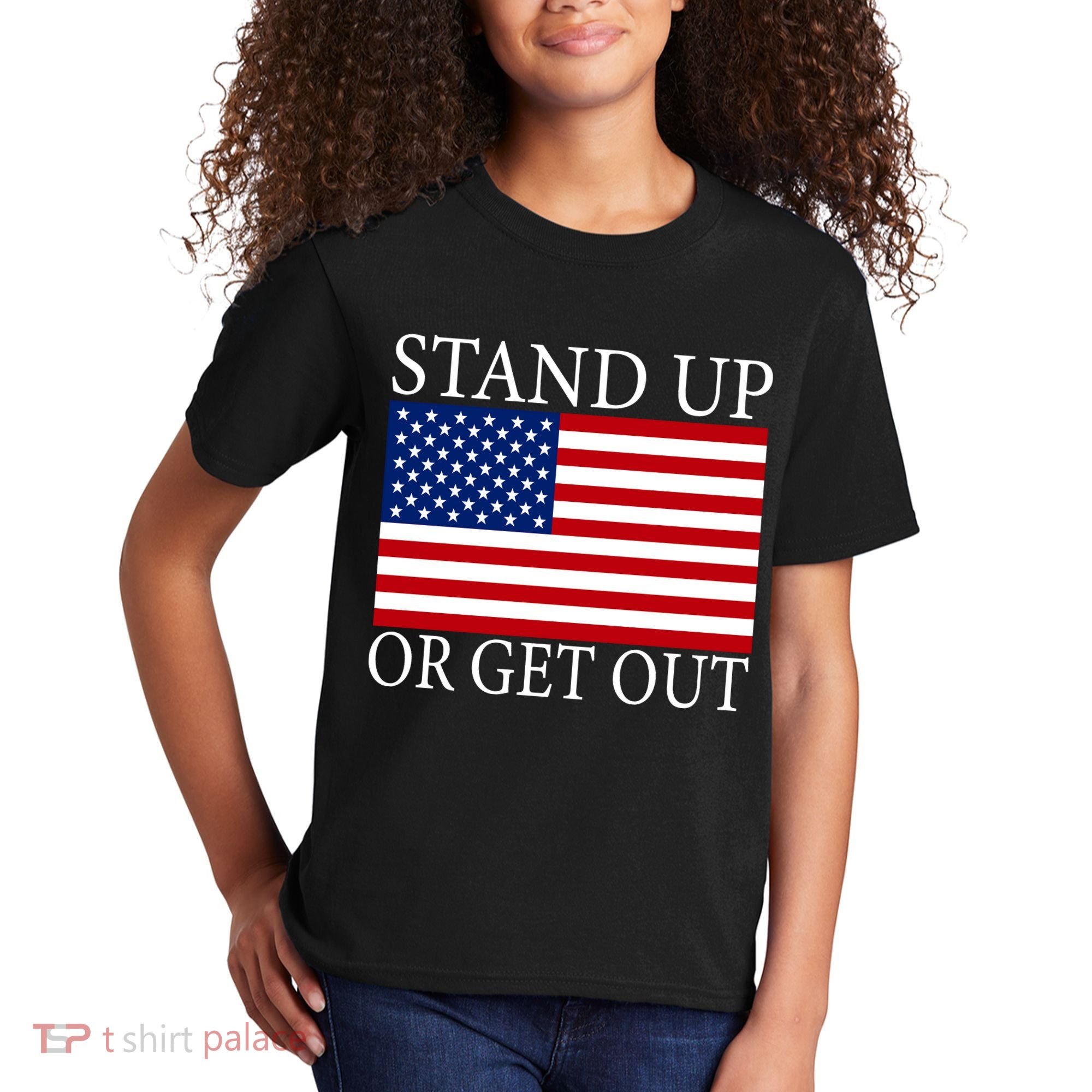 Stand Up Or Get Out Kids T-Shirt