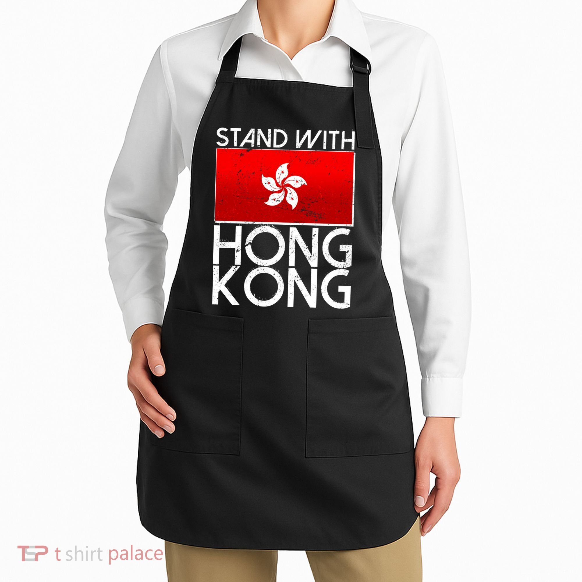 Stand With Hong Kong Pro Democracy Apron