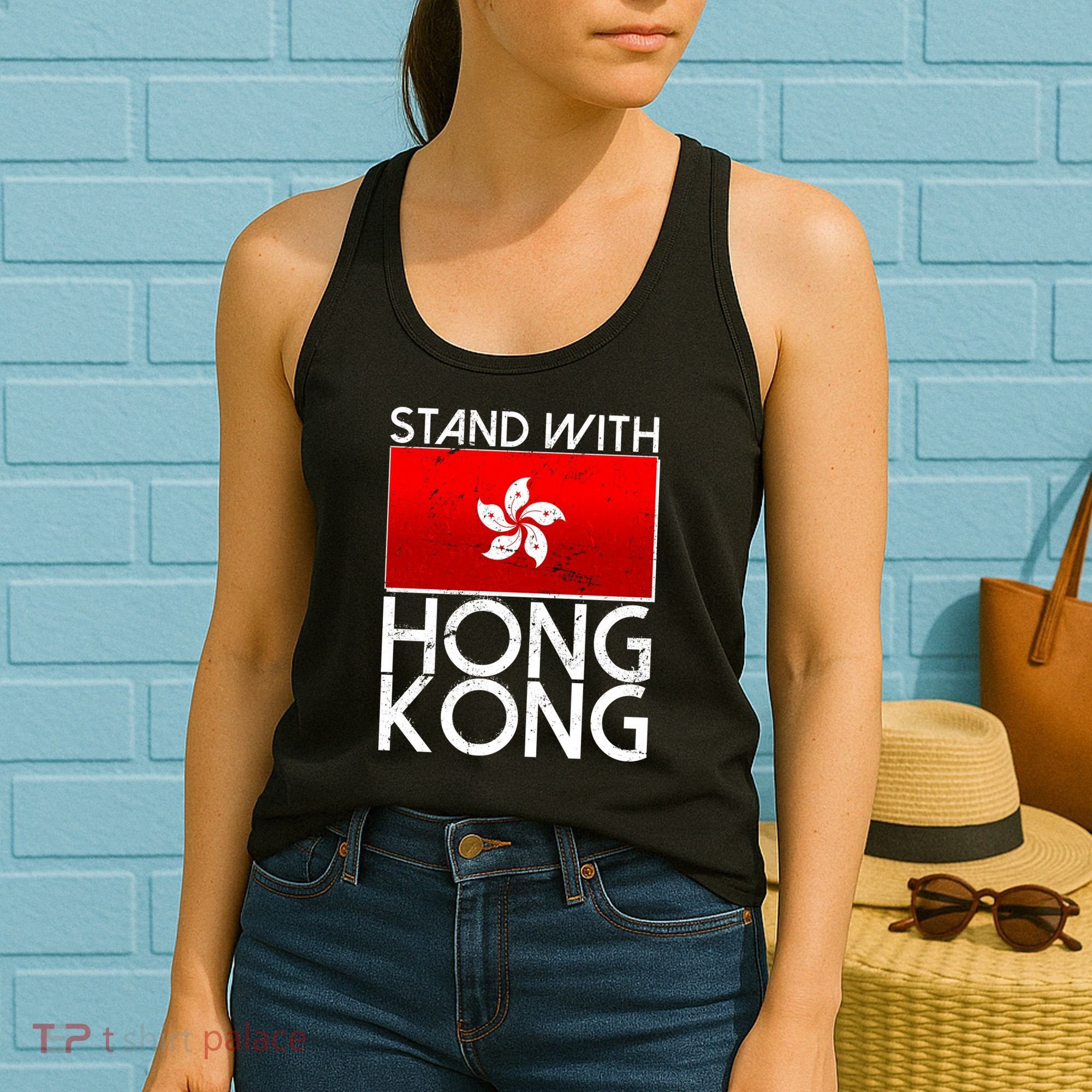 Stand With Hong Kong Pro Democracy Women's Tank Top
