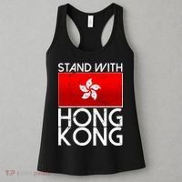 Stand With Hong Kong Pro Democracy Women's Tank Top thumb 3
