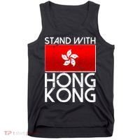 Stand With Hong Kong Pro Democracy Tank Top thumb 0