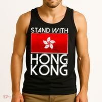 Stand With Hong Kong Pro Democracy Tank Top thumb 3