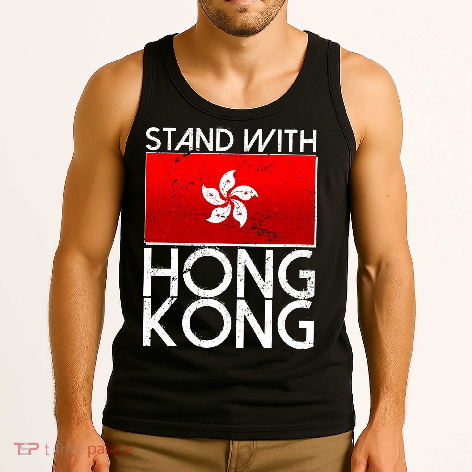 Stand With Hong Kong Pro Democracy Tank Top