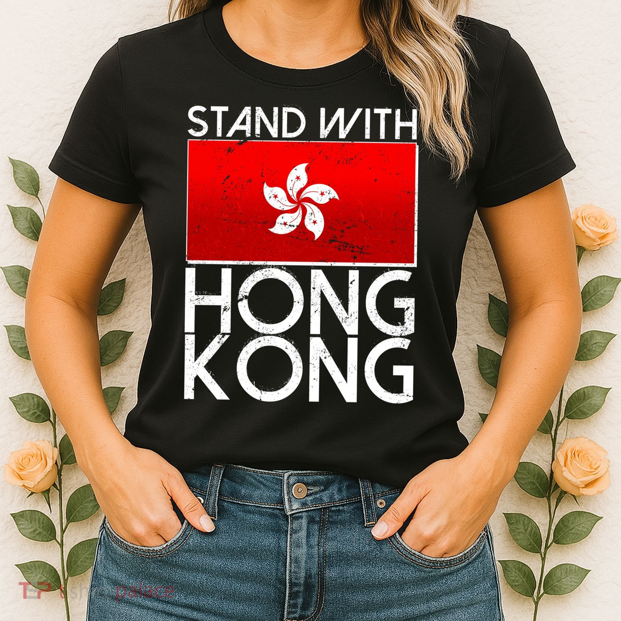 Stand With Hong Kong Pro Democracy Women's T-Shirt