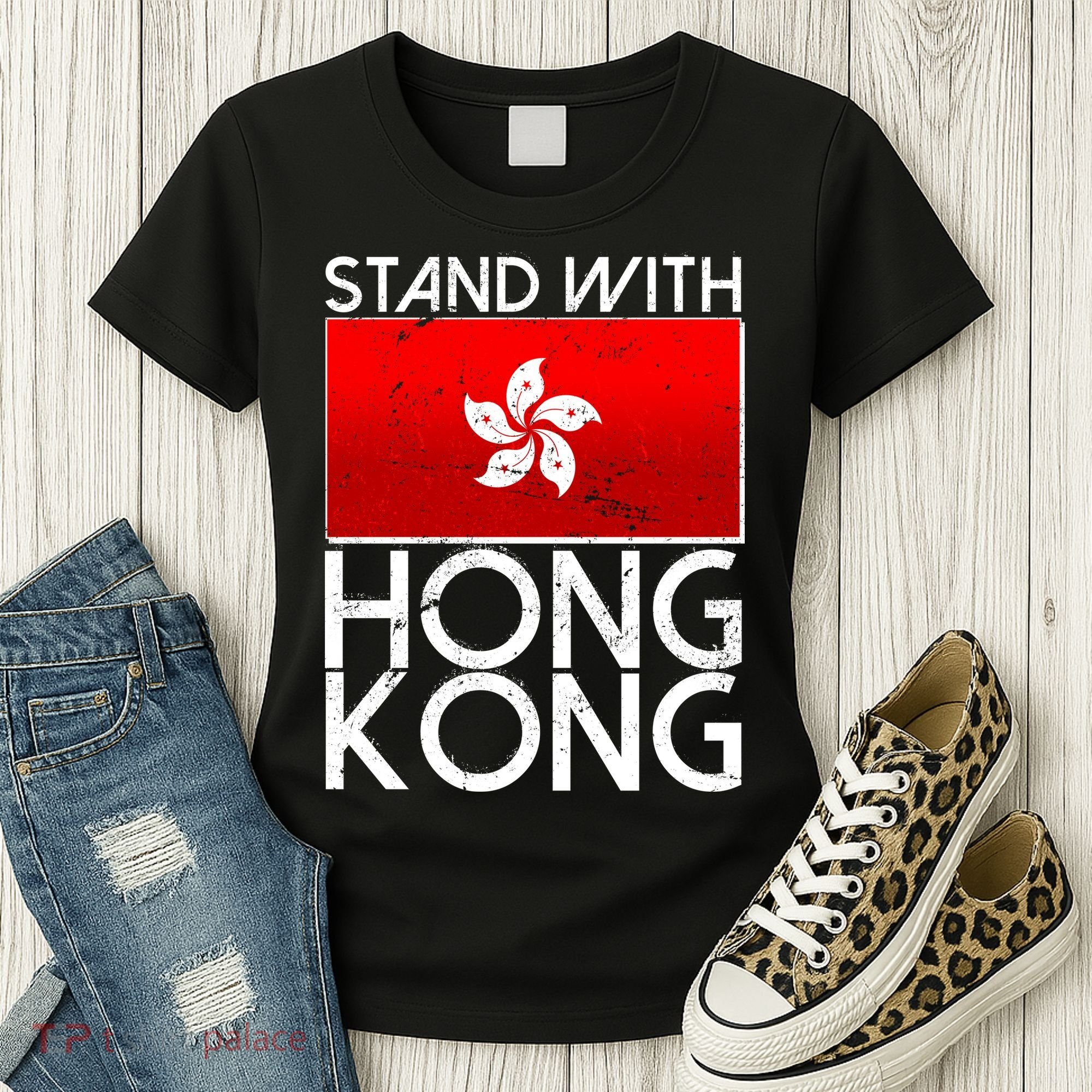 Stand With Hong Kong Pro Democracy Women's T-Shirt