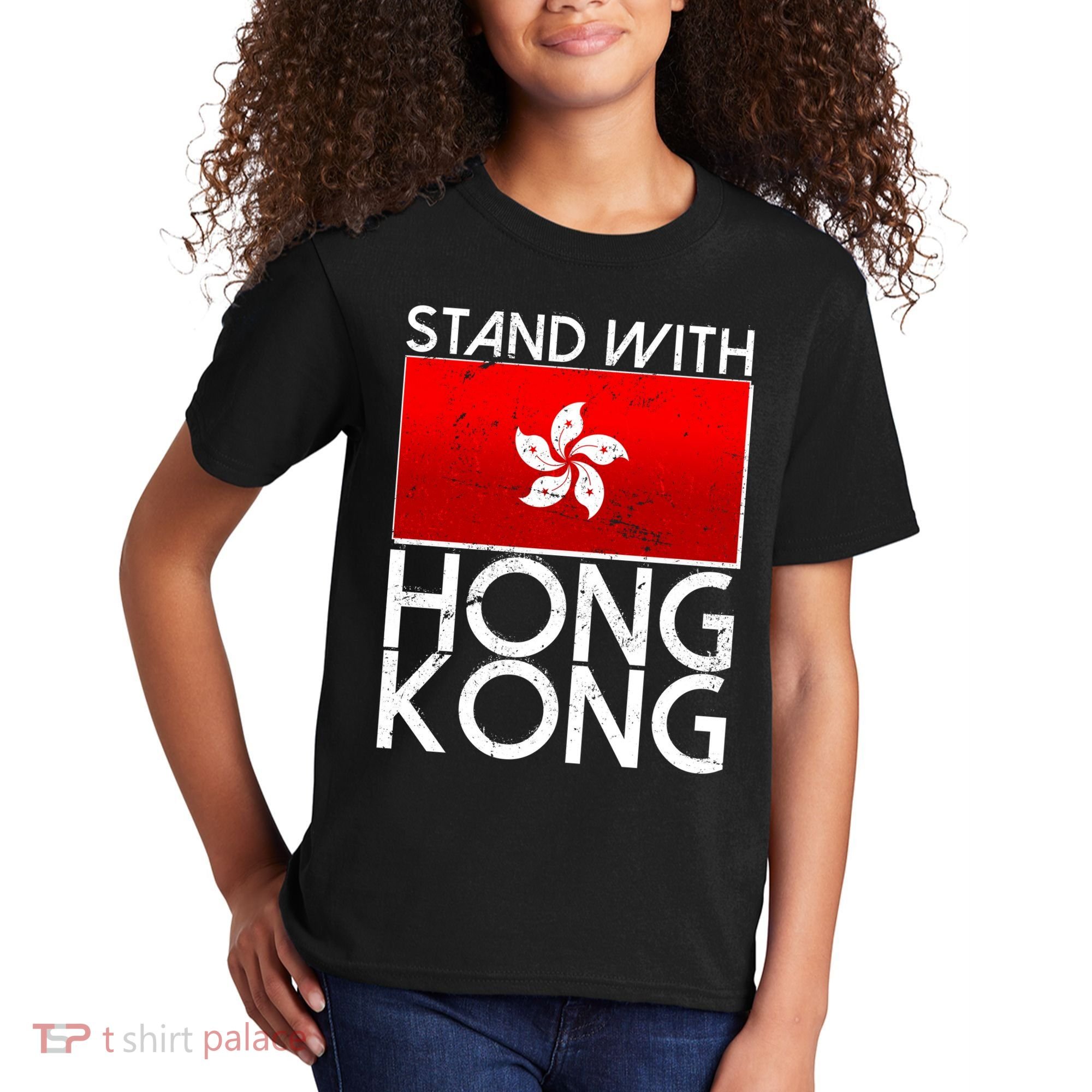 Stand With Hong Kong Pro Democracy Kids T-Shirt