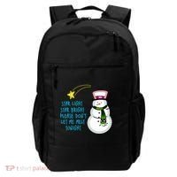 Star Light Star Bright Please Don't Let Me Melt Tonight Snowman Backpack thumb 0