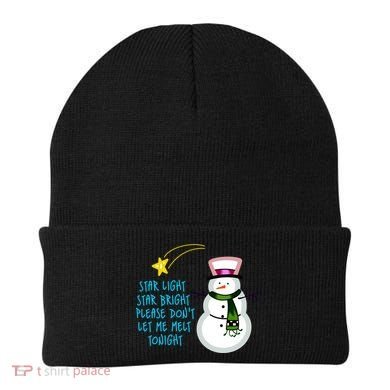 Star Light Star Bright Please Don't Let Me Melt Tonight Snowman Beanie