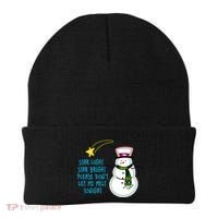 Star Light Star Bright Please Don't Let Me Melt Tonight Snowman Beanie thumb 0