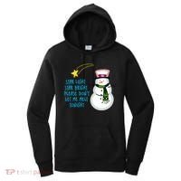 Star Light Star Bright Please Don't Let Me Melt Tonight Snowman Women's Hoodie thumb 0