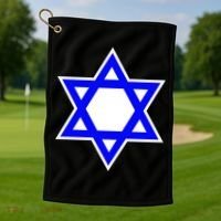 Star of David Golf Towel thumb 1