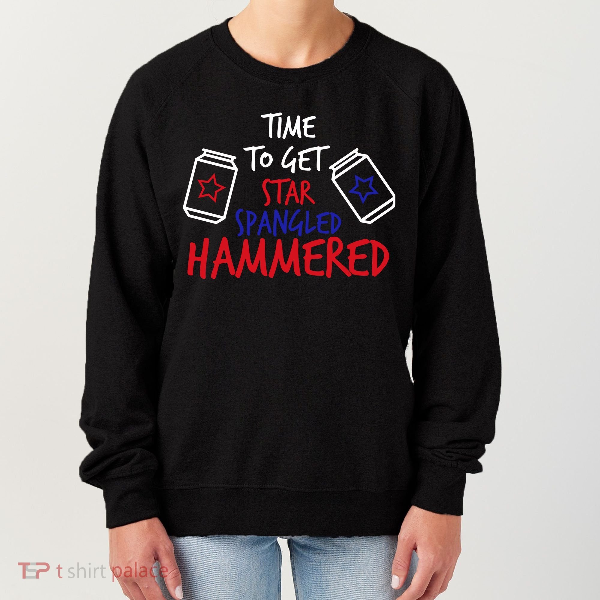 Star Spangled Hammered Women's Sweatshirt