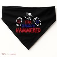 Star Spangled Hammered USA-Made Doggie Bandana thumb 0