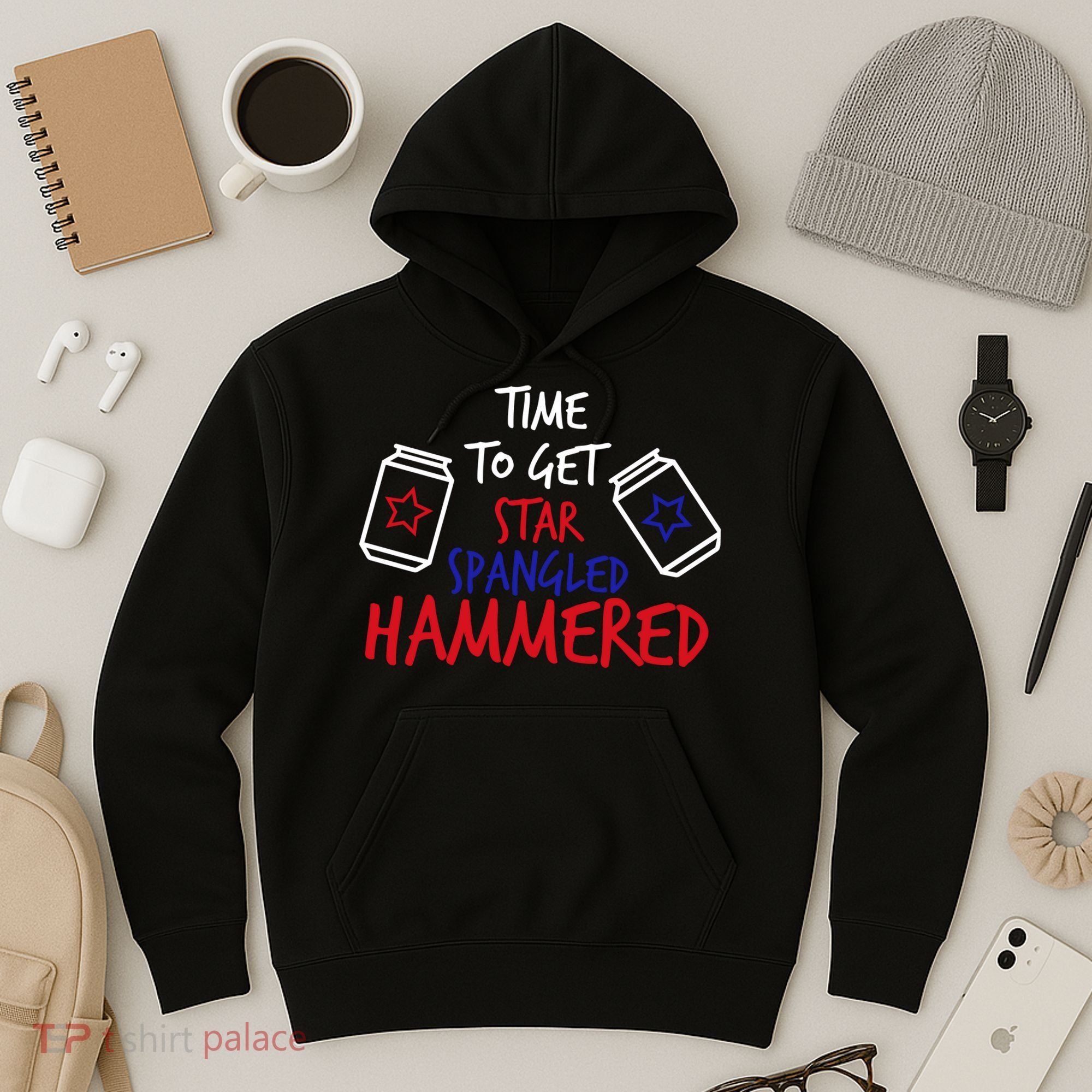 Star Spangled Hammered Hoodie