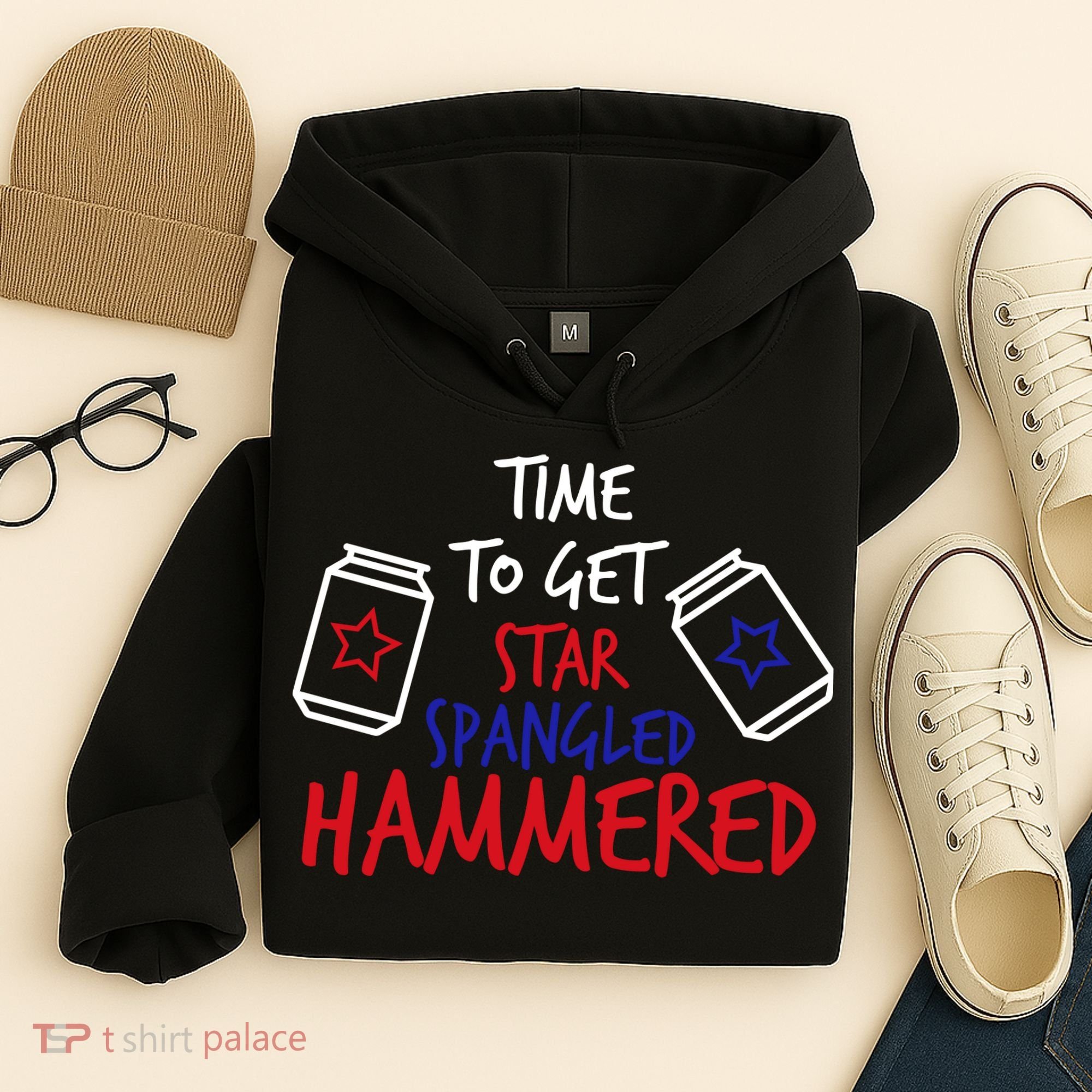 Star Spangled Hammered Hoodie