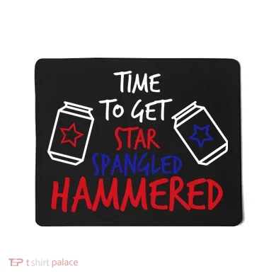 Star Spangled Hammered Mousepad