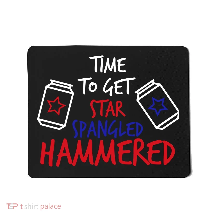 Star Spangled Hammered Mousepad