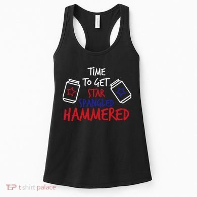 Star Spangled Hammered Women's Tank Top