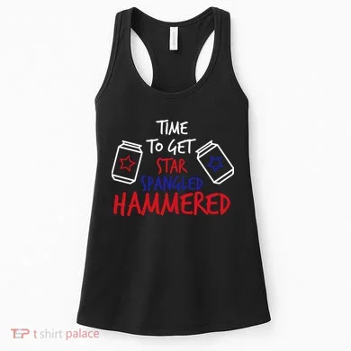Star Spangled Hammered Women's Tank Top