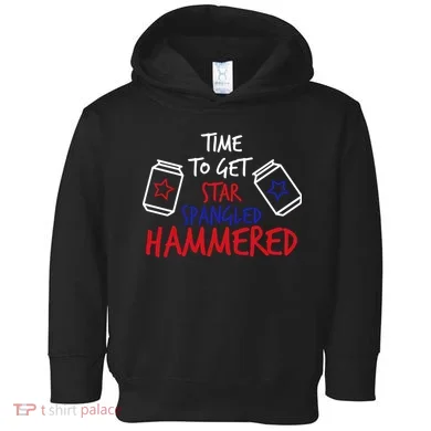 Star Spangled Hammered Toddler Hoodie
