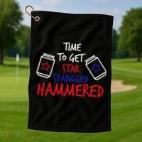 Star Spangled Hammered Golf Towel thumb 1