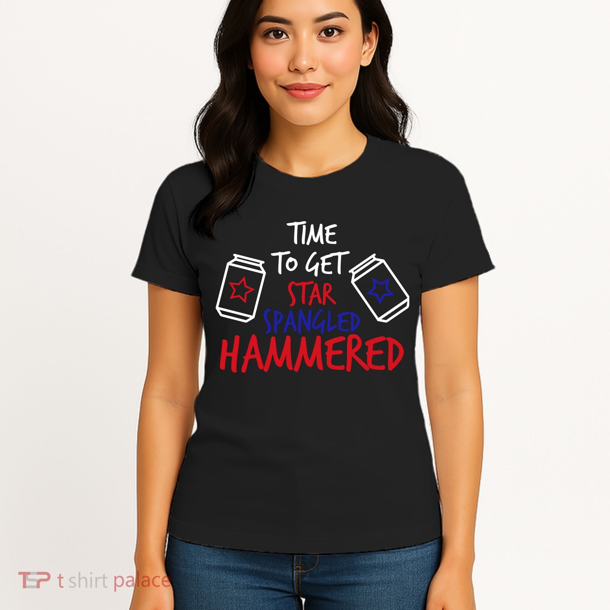 Star Spangled Hammered Women's T-Shirt