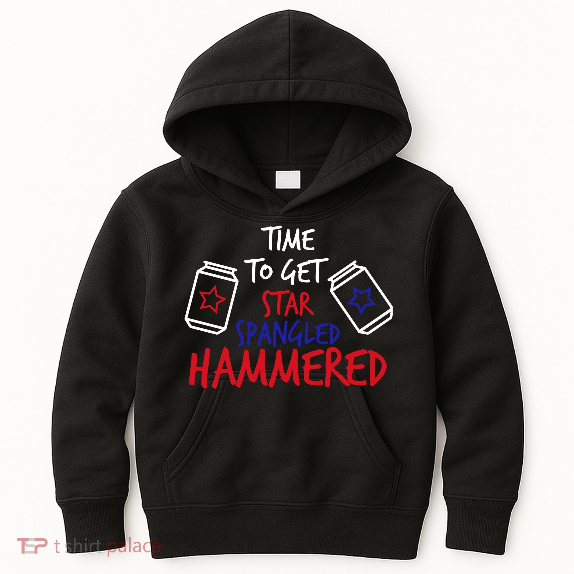 Star Spangled Hammered Kids Hoodie