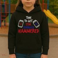 Star Spangled Hammered Kids Hoodie thumb 3