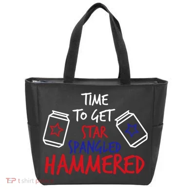 Star Spangled Hammered Tote Bag