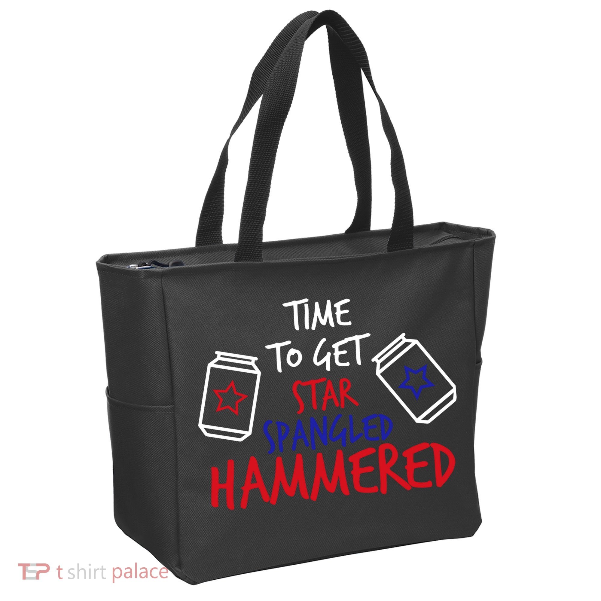 Star Spangled Hammered Tote Bag