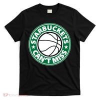 Starbuckets Can't Miss Basketball T-Shirt thumb 0
