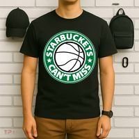 Starbuckets Can't Miss Basketball T-Shirt thumb 6