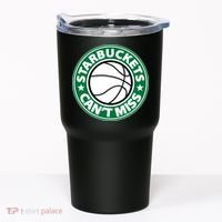 Starbuckets Can't Miss Basketball Tumbler thumb 0