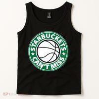 Starbuckets Can't Miss Basketball Tank Top thumb 2