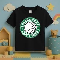 Starbuckets Can't Miss Basketball Toddler T-Shirt thumb 3