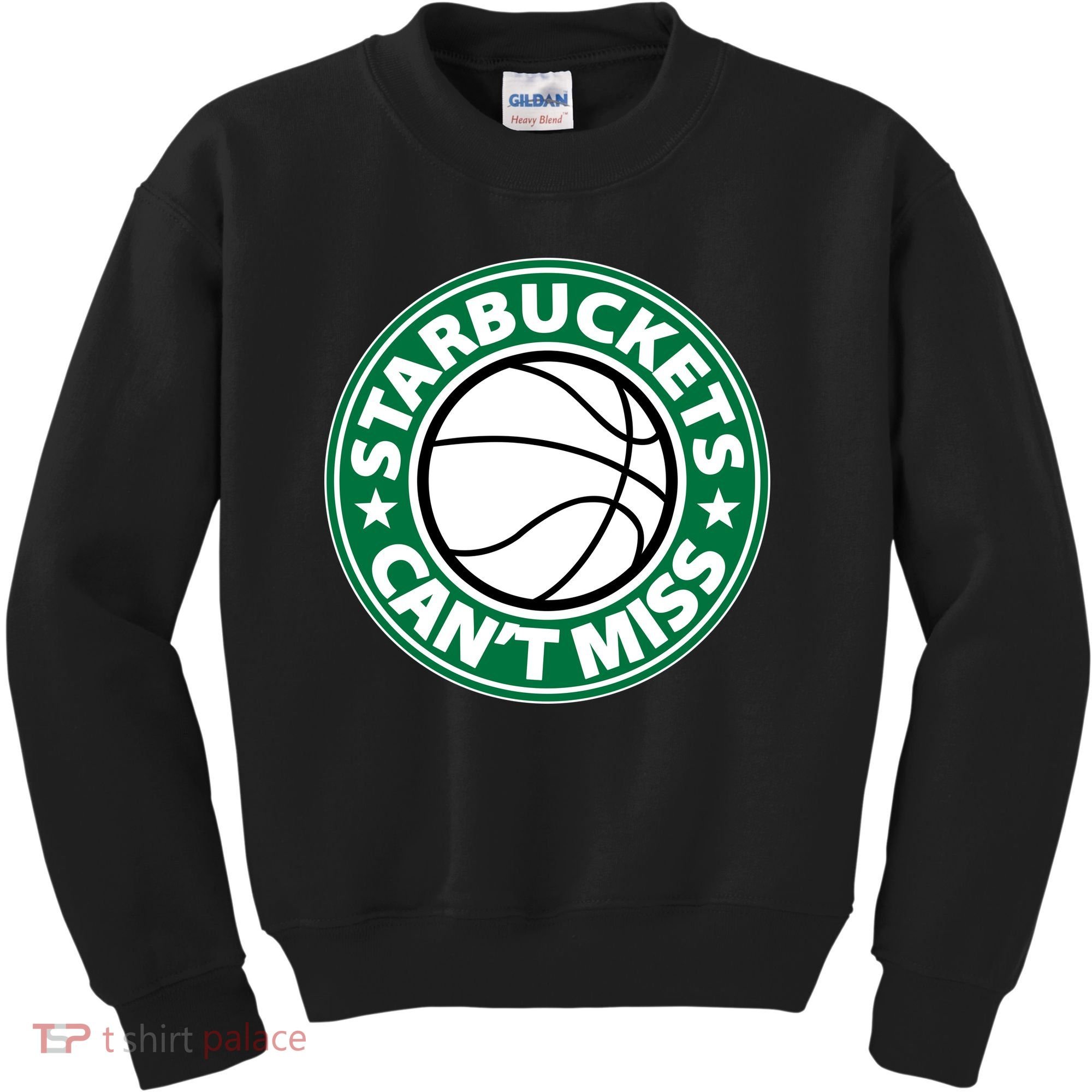 Starbuckets Can't Miss Basketball Kids Sweatshirt