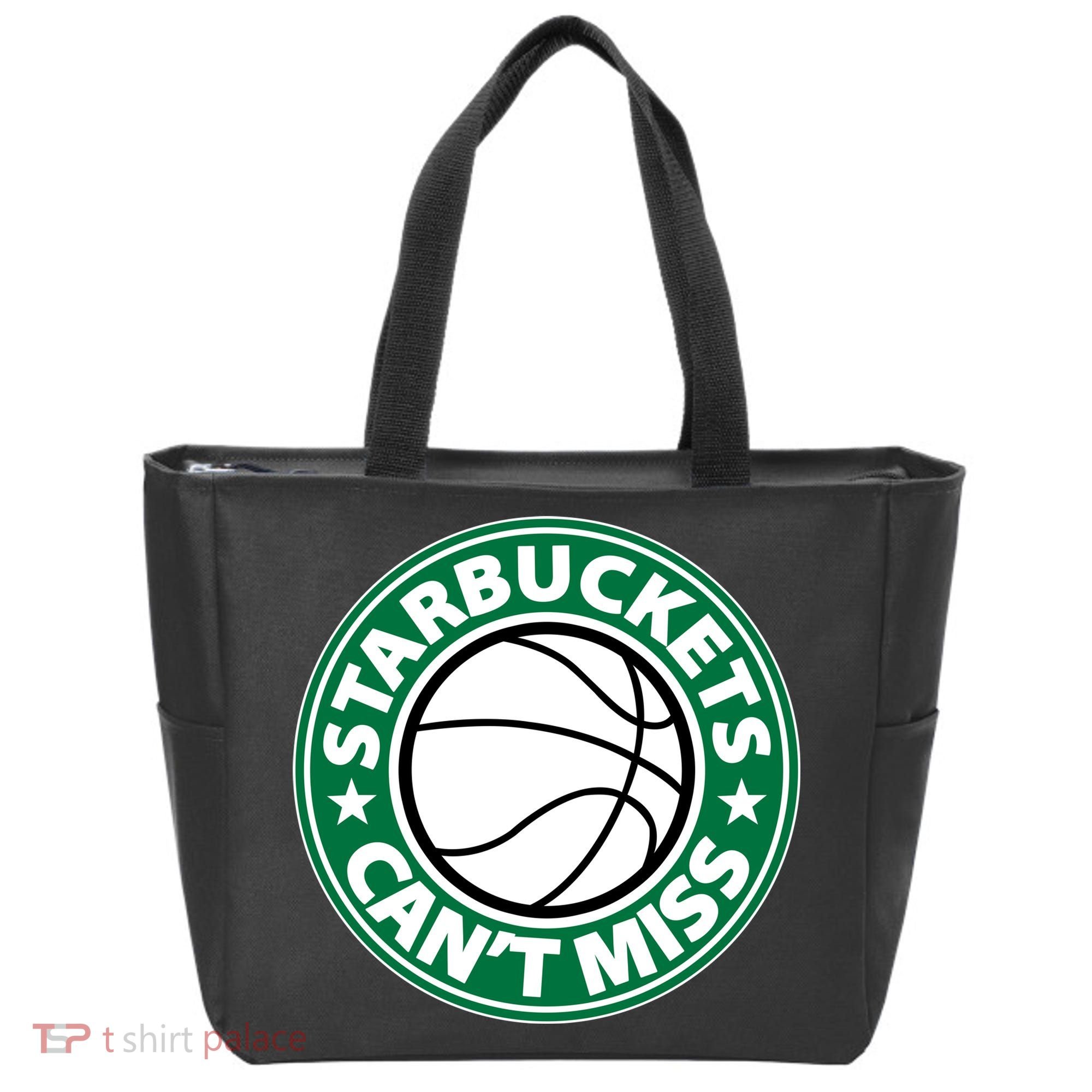 Starbuckets Can't Miss Basketball Tote Bag