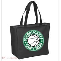 Starbuckets Can't Miss Basketball Tote Bag thumb 2